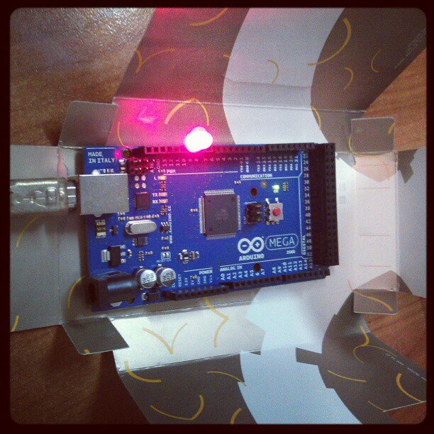 Arduino Mega. Blinktest schonmal bestanden...