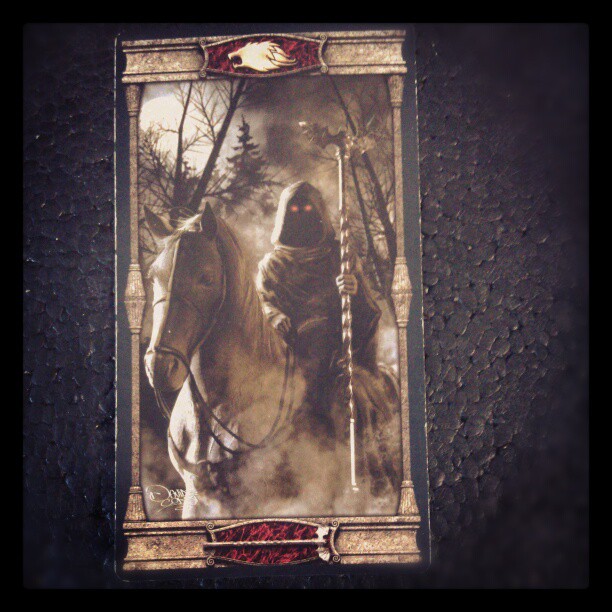 Der Ritter der Stäbe. Auch schon ein guter bekannter... #Tarot  #Tageskarte