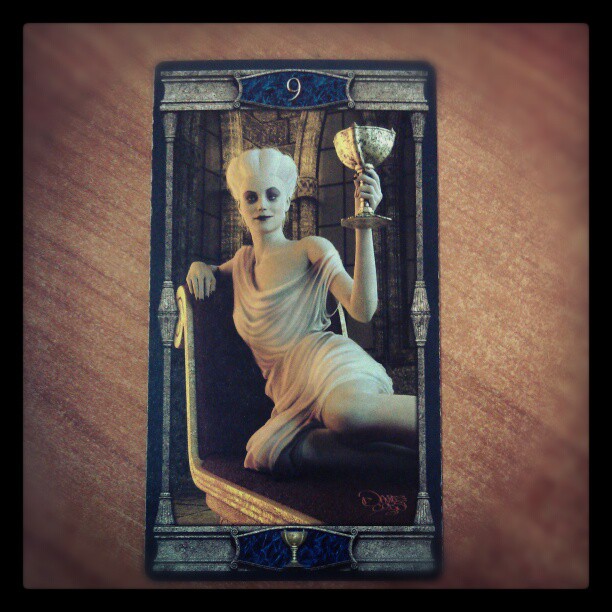 Die Neun der Kelche.... #Tarot #Tageskarte #esoterik
