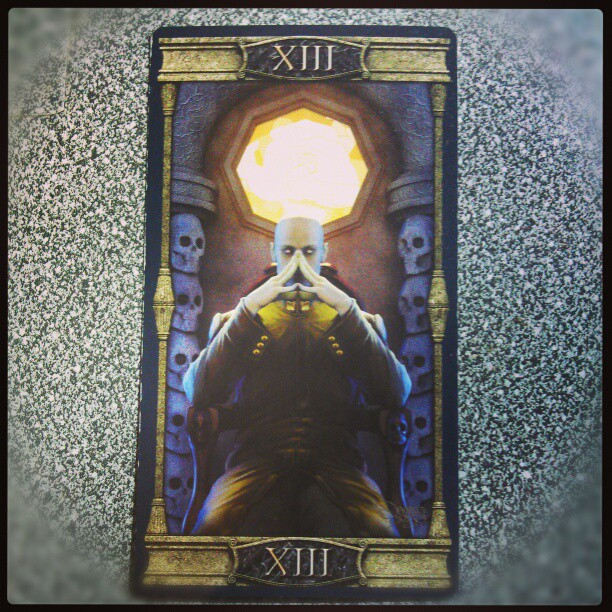 Meine Tageskarte heute ist der Tod. Neubeginn und Ende.... #tarot #Tageskarte