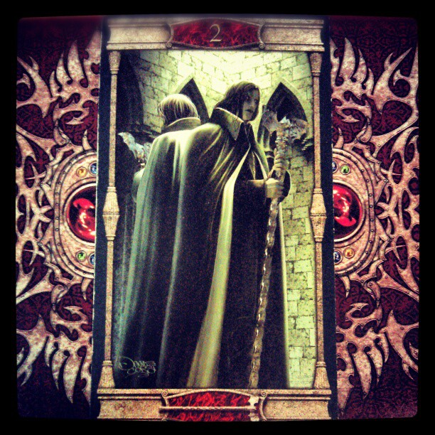 Sylvester stand ganz im Zeichen der Zwei der Stäbe #tarot #tageskarte