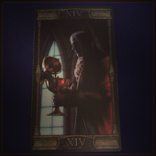 Heute #tageskarte ist die Mässigkeit #tarot #esoterik