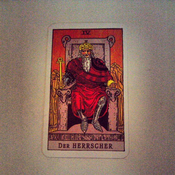 Mein Tag im Zeichen des Herrschers... #Tarot #tageskarte #esoterik #spiritualität