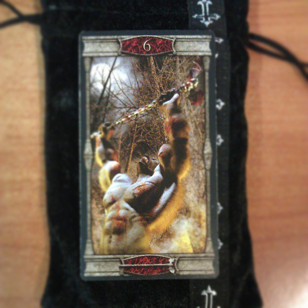 Meine #tageskarte ist die 6 der Stäbe. #tarot #esoterik