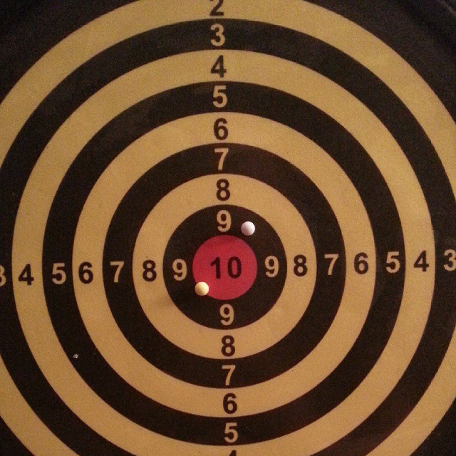 #airsoft #shooting #target #geltrap nice. But only for use with #guns <0,5 Joule