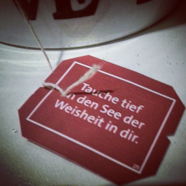 #YogiTea weisheiten....