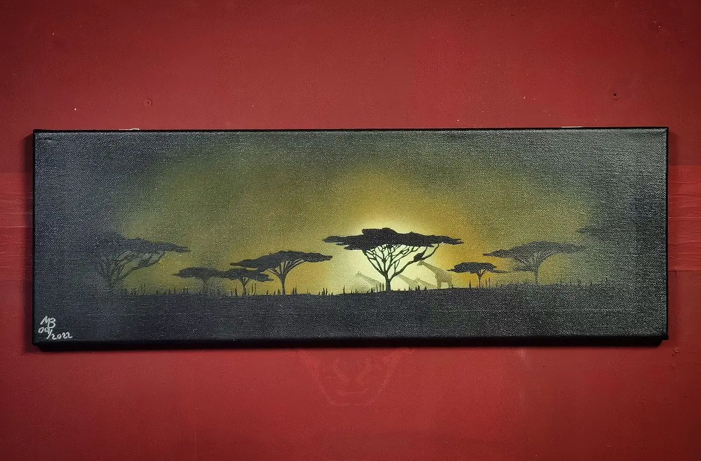 In the desert.....
Another finished airbrushartwork.  #airbrush #airbrushing #airbrushpainting #airbrushart #art #artofinstagram #kunst #wüste #canvas #leinwand #umrdesign #diy #malerei #deko #design